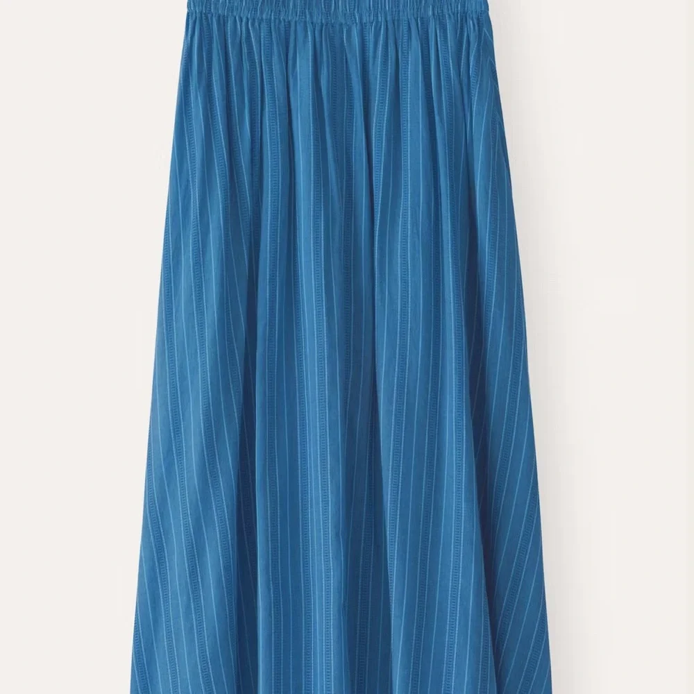 POETRY LONG STRIPED SKIRT FINE COTTON SZ 10 - Picture 3 of 6